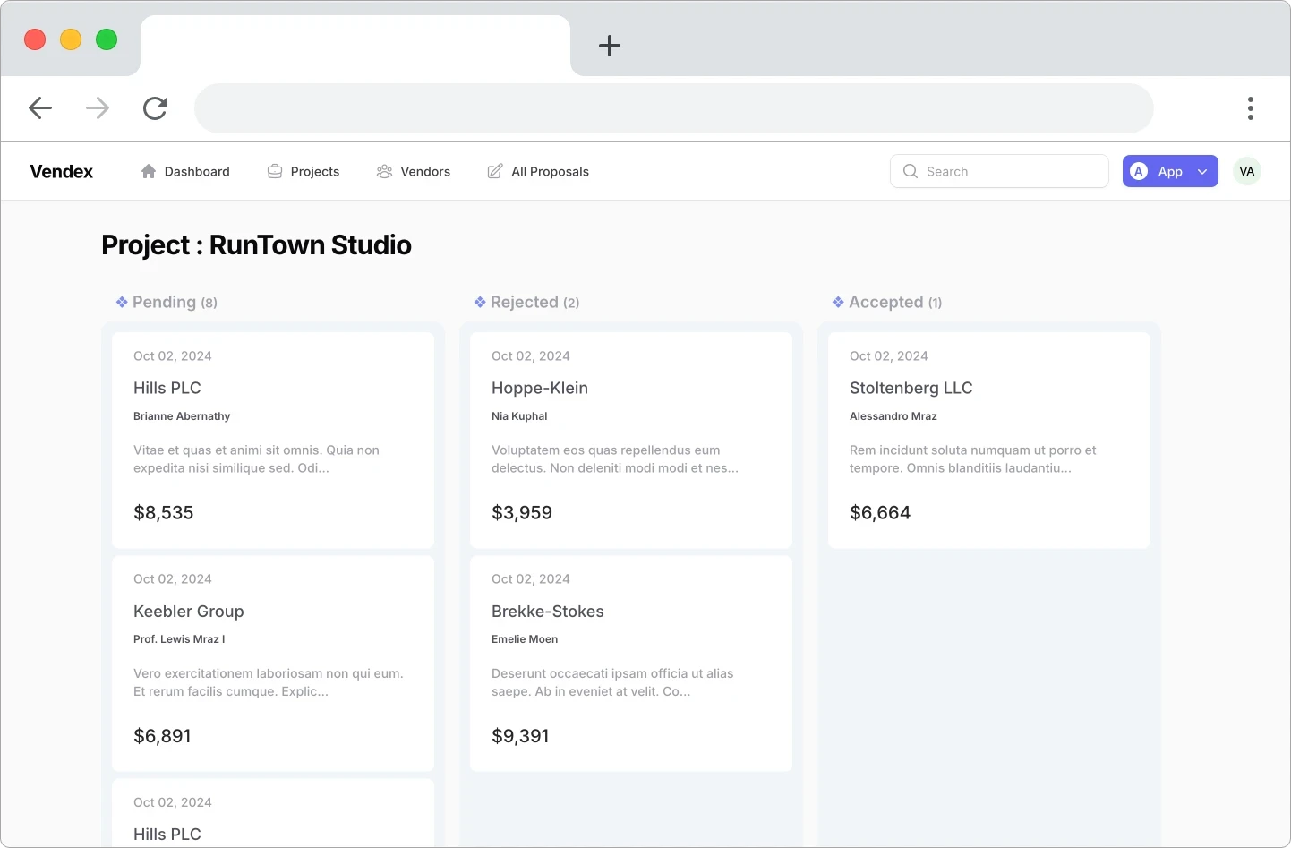 Proposals Kanban Board